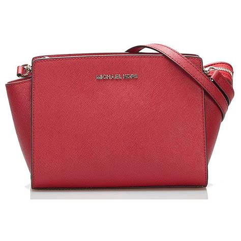 michael kors red saffiano bag|michael kors saffiano crossbody bag.